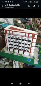 model on school building project